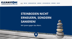 Desktop Screenshot of cleanstone.de